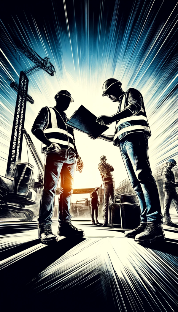 Quality Control Manager reviewing and documenting daily QC reports, ensuring all project activities meet quality standards and compliance requirements